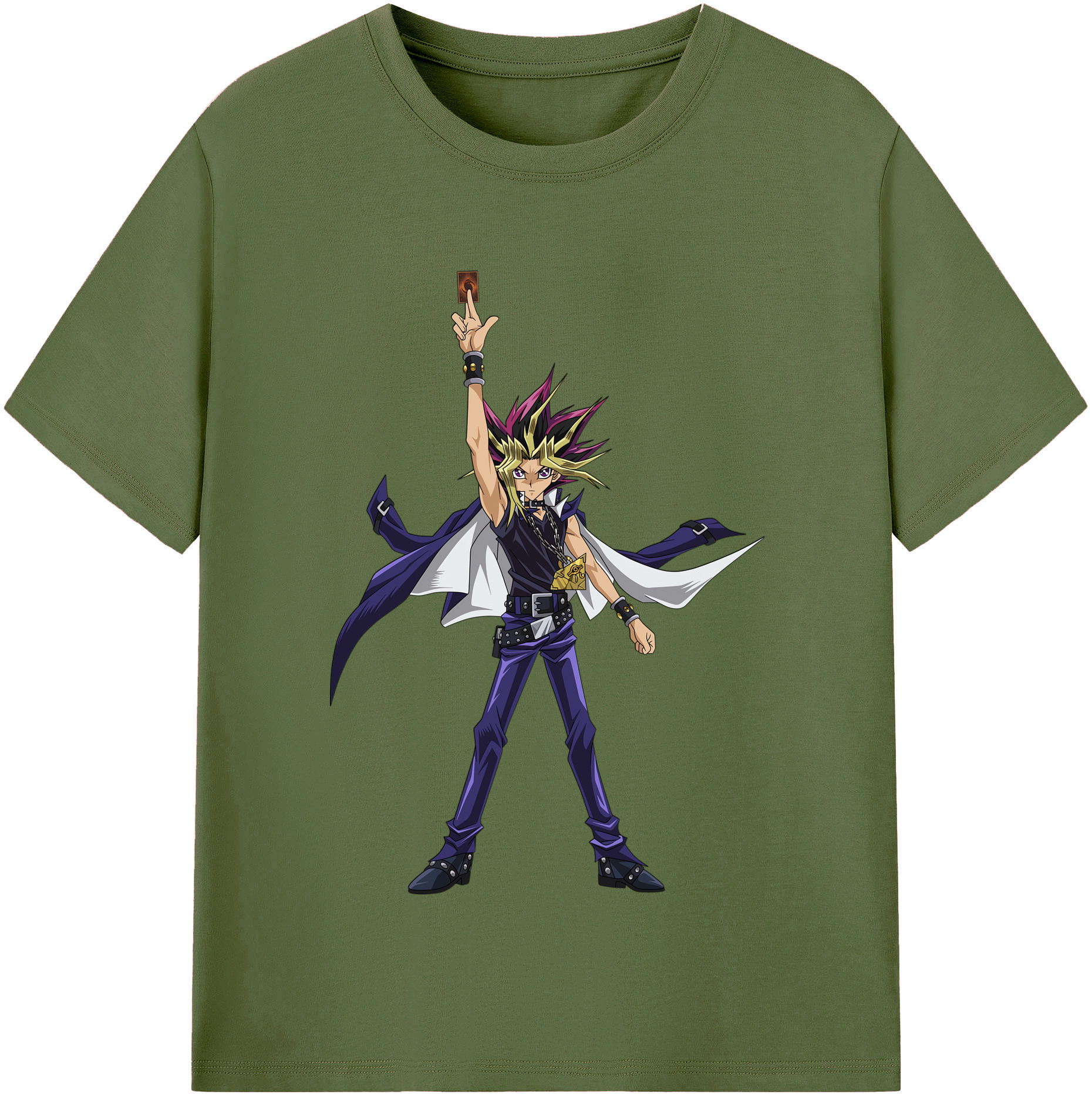 （画像用） 遊☆戯☆王 Yu-Gi-Oh! 綿100％半袖Tシャツ（フロントプリント）